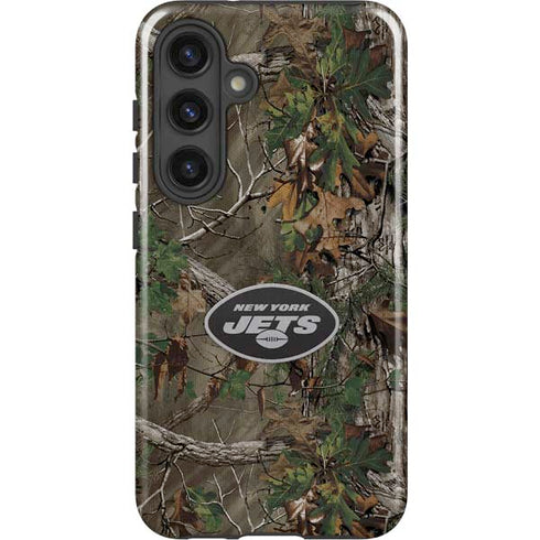NFL New York Jets Realtree Xtra Green Camo Galaxy S24 Impact Case