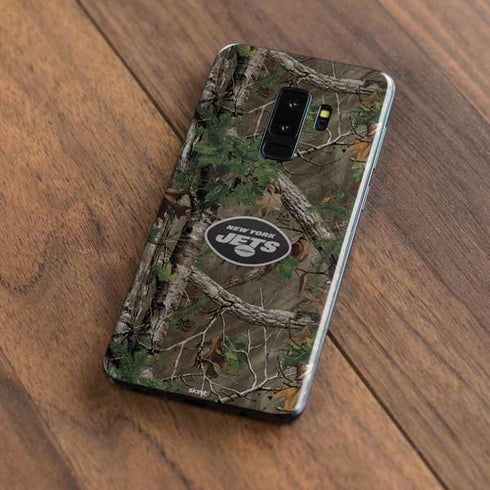 NFL New York Jets Realtree Xtra Green Camo Galaxy S9 Plus Skin