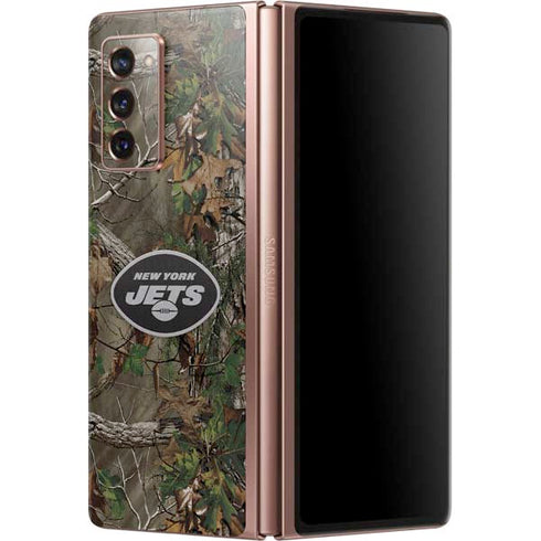 NFL New York Jets Realtree Xtra Green Camo Galaxy Z Fold2 5G Skin