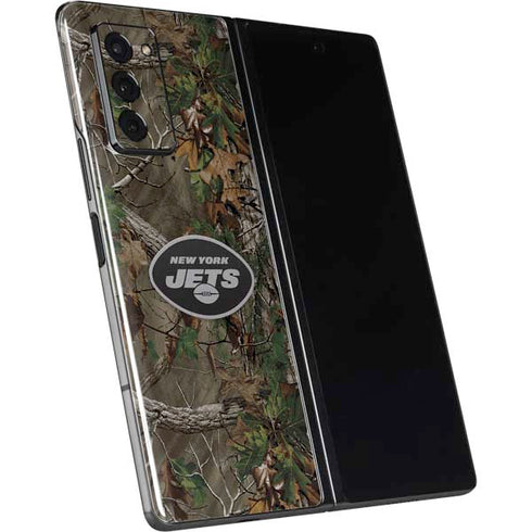 NFL New York Jets Realtree Xtra Green Camo Galaxy Z Fold2 5G Skin