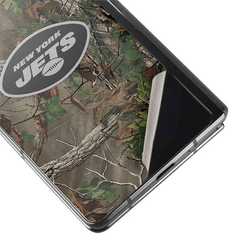 NFL New York Jets Realtree Xtra Green Camo Galaxy Z Fold2 5G Skin