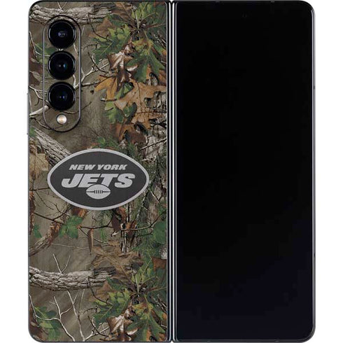 NFL New York Jets Realtree Xtra Green Camo Galaxy Z Fold4 5G Skin