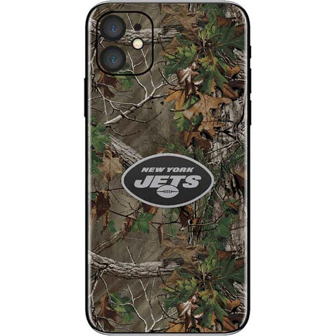 NFL New York Jets Realtree Xtra Green Camo iPhone 11 Skin