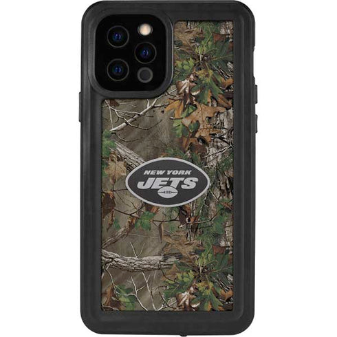 NFL New York Jets Realtree Xtra Green Camo iPhone 12 Pro Waterproof Case