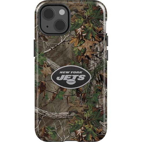 NFL New York Jets Realtree Xtra Green Camo iPhone 13 Impact Case