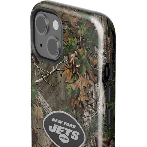 NFL New York Jets Realtree Xtra Green Camo iPhone 15 Plus Impact Case