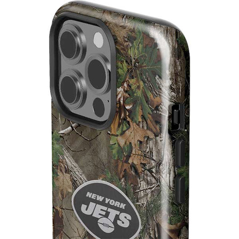 NFL New York Jets Realtree Xtra Green Camo iPhone 15 Pro Impact Case