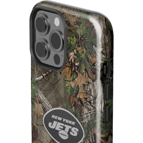 NFL New York Jets Realtree Xtra Green Camo iPhone 15 Pro Max Impact Case