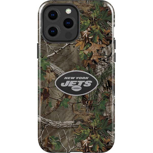NFL New York Jets Realtree Xtra Green Camo iPhone 15 Pro Max Impact Case