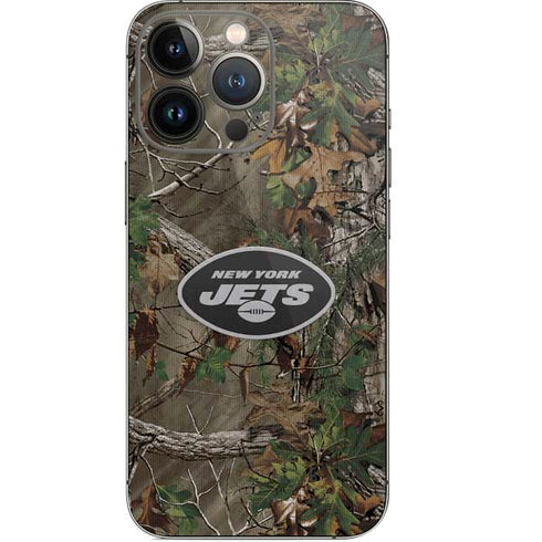 NFL New York Jets Realtree Xtra Green Camo iPhone 14 Pro Skin