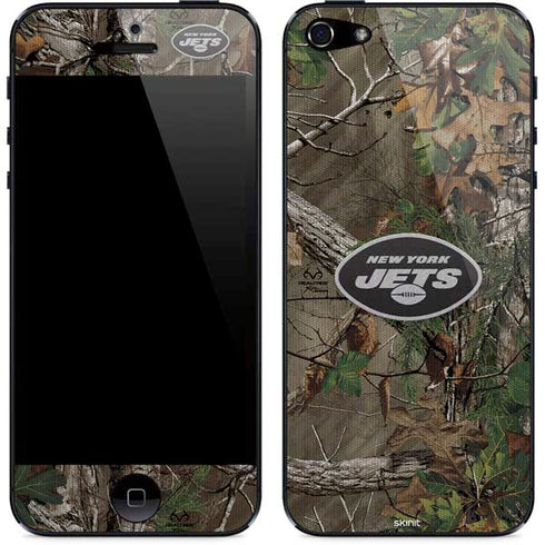 NFL New York Jets Realtree Xtra Green Camo iPhone 5/5s/5SE Skin