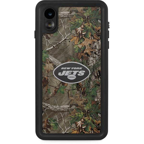 NFL New York Jets Realtree Xtra Green Camo iPhone XR Waterproof Case