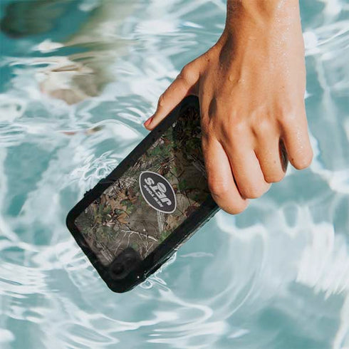 NFL New York Jets Realtree Xtra Green Camo iPhone XR Waterproof Case
