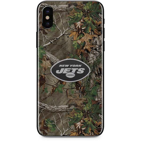 NFL New York Jets Realtree Xtra Green Camo iPhone XS Max Skin