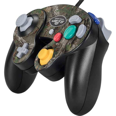 NFL New York Jets Realtree Xtra Green Camo Nintendo GameCube Controller Skin