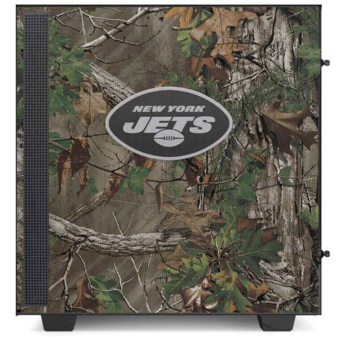 NFL New York Jets Realtree Xtra Green Camo NZXT H510 Compact ATX Mid-Tower Case Skin