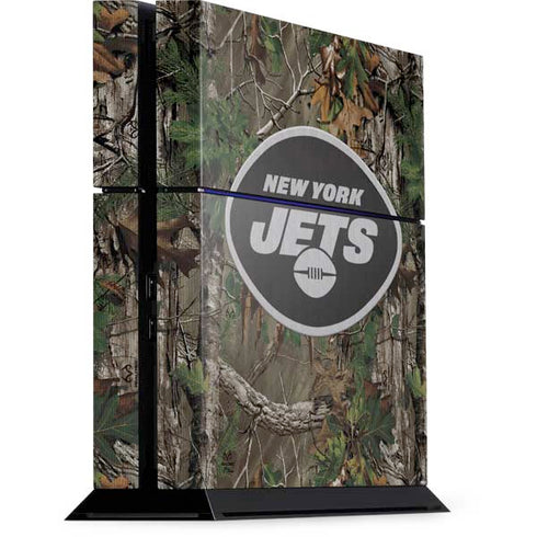 NFL New York Jets Realtree Xtra Green Camo PS4 Console Skin