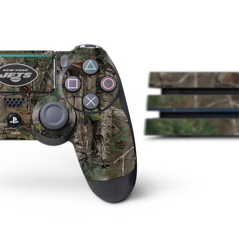 NFL New York Jets Realtree Xtra Green Camo PS4 Pro Bundle Skin
