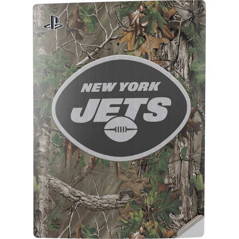 NFL New York Jets Realtree Xtra Green Camo PS5 Digital Edition Console Skin