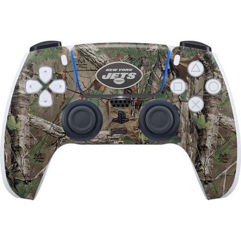 NFL New York Jets Realtree Xtra Green Camo PS5 Controller Skin