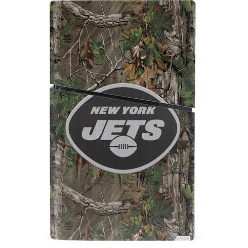 NFL New York Jets Realtree Xtra Green Camo PS5 Slim Digital Edition Bundle Skin