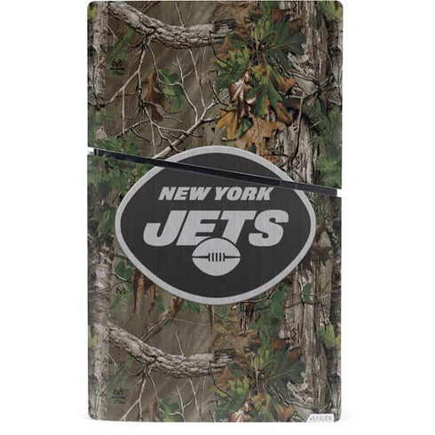 NFL New York Jets Realtree Xtra Green Camo PS5 Slim Digital Edition Console Skin