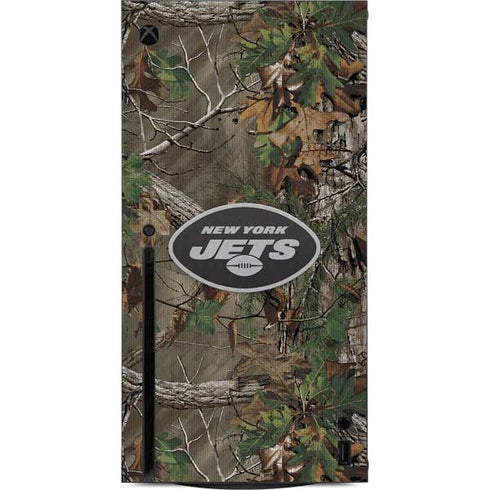 NFL New York Jets Realtree Xtra Green Camo Xbox Series X Console Skin