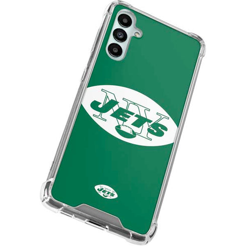 NFL New York Jets Retro Logo Galaxy A15 5G Clear Case