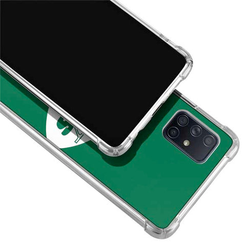 NFL New York Jets Retro Logo Galaxy A51 5G Clear Case