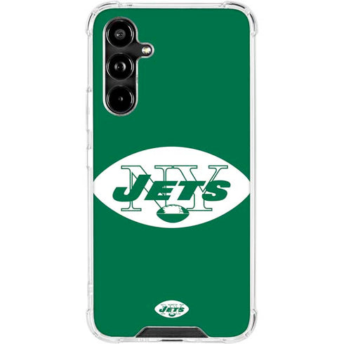 NFL New York Jets Retro Logo Galaxy A54 5G Clear Case