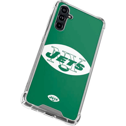 NFL New York Jets Retro Logo Galaxy A54 5G Clear Case