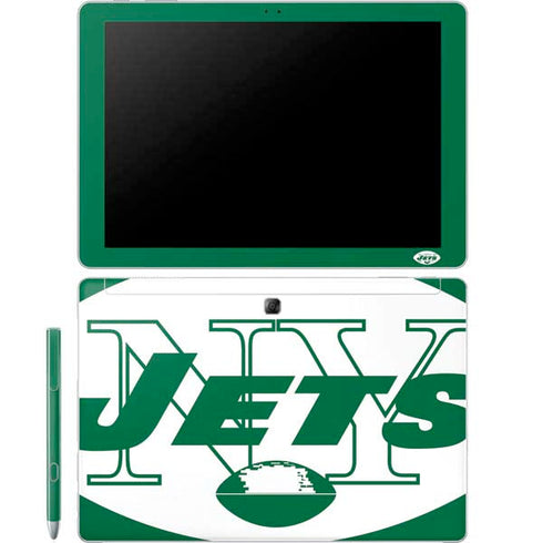 NFL New York Jets Retro Logo Galaxy Book 12in Skin