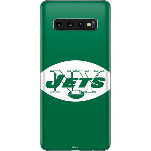 NFL New York Jets Retro Logo Galaxy S10 Skin