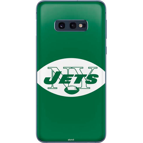 NFL New York Jets Retro Logo Galaxy S10e Skin