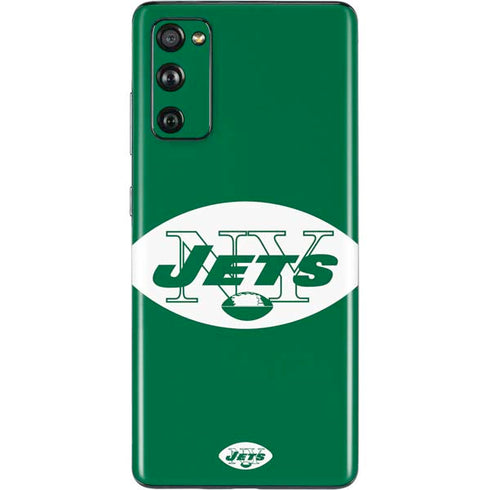 NFL New York Jets Retro Logo Galaxy S20 Fan Edition Skin