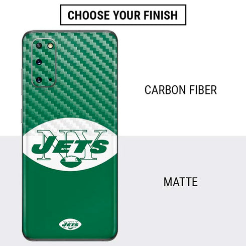 NFL New York Jets Retro Logo Galaxy S20 Skin