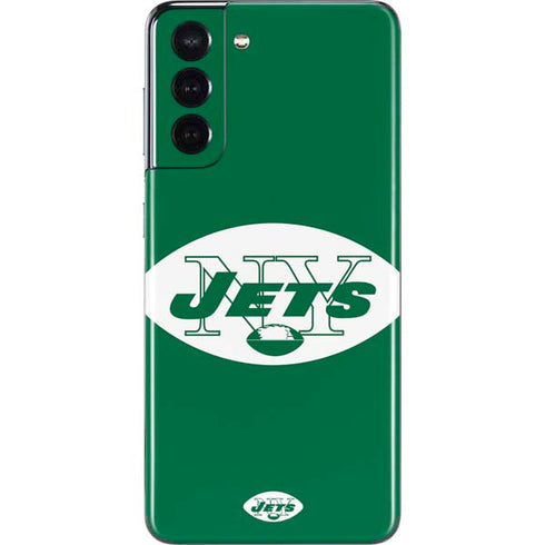 NFL New York Jets Retro Logo Galaxy S21 5G Skin