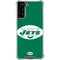 NFL New York Jets Retro Logo Galaxy S21 FE Clear Case