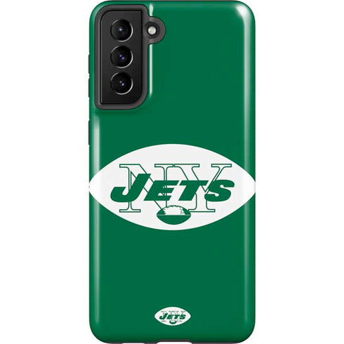 NFL New York Jets Retro Logo Galaxy S21 Plus 5G Pro Case