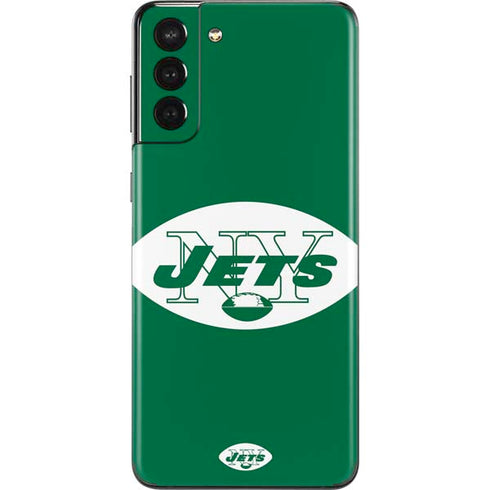 NFL New York Jets Retro Logo Galaxy S21 Plus 5G Skin