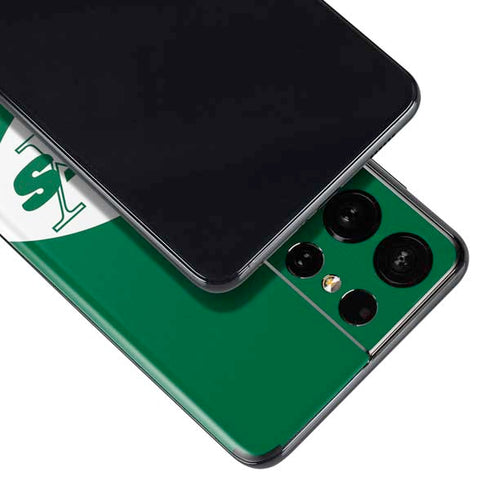 NFL New York Jets Retro Logo Galaxy S21 Ultra 5G Skin
