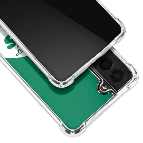 NFL New York Jets Retro Logo Galaxy S22 Clear Case