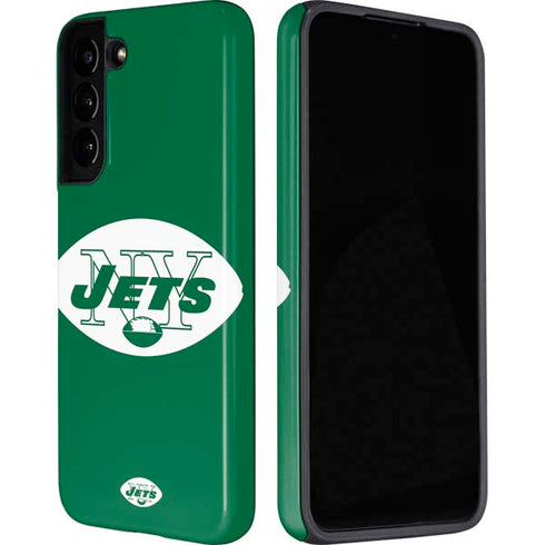 NFL New York Jets Retro Logo Galaxy S22 Plus Pro Case