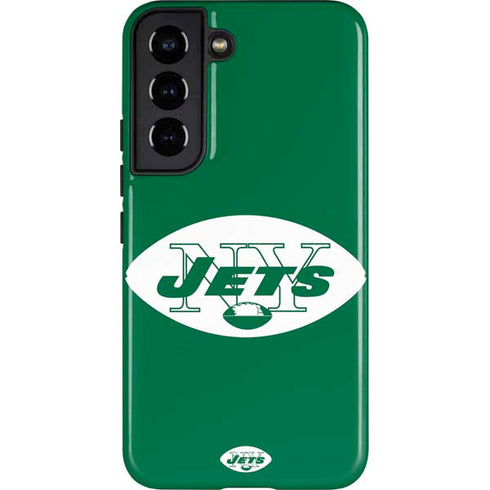 NFL New York Jets Retro Logo Galaxy S22 Pro Case