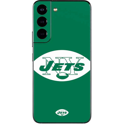 NFL New York Jets Retro Logo Galaxy S22 Skin