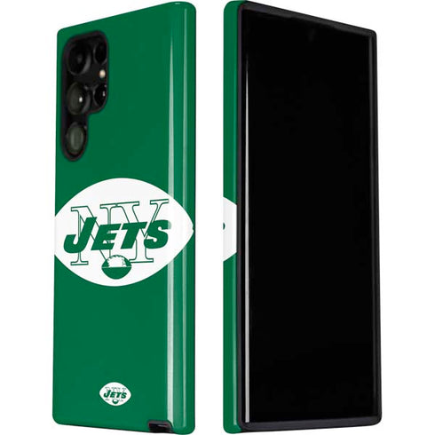 NFL New York Jets Retro Logo Galaxy S22 Ultra Pro Case