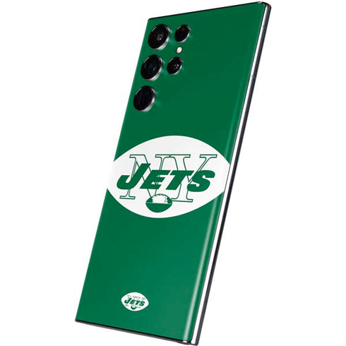 NFL New York Jets Retro Logo Galaxy S22 Ultra Skin