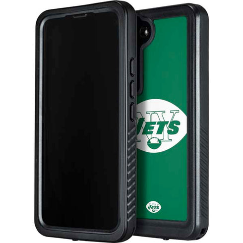 NFL New York Jets Retro Logo Galaxy S23 Plus Waterproof Case