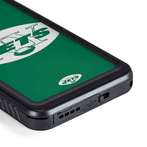 NFL New York Jets Retro Logo Galaxy S23 Plus Waterproof Case
