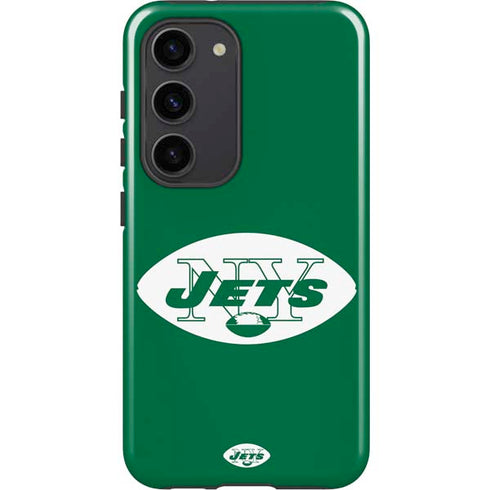 NFL New York Jets Retro Logo Galaxy S23 Pro Case